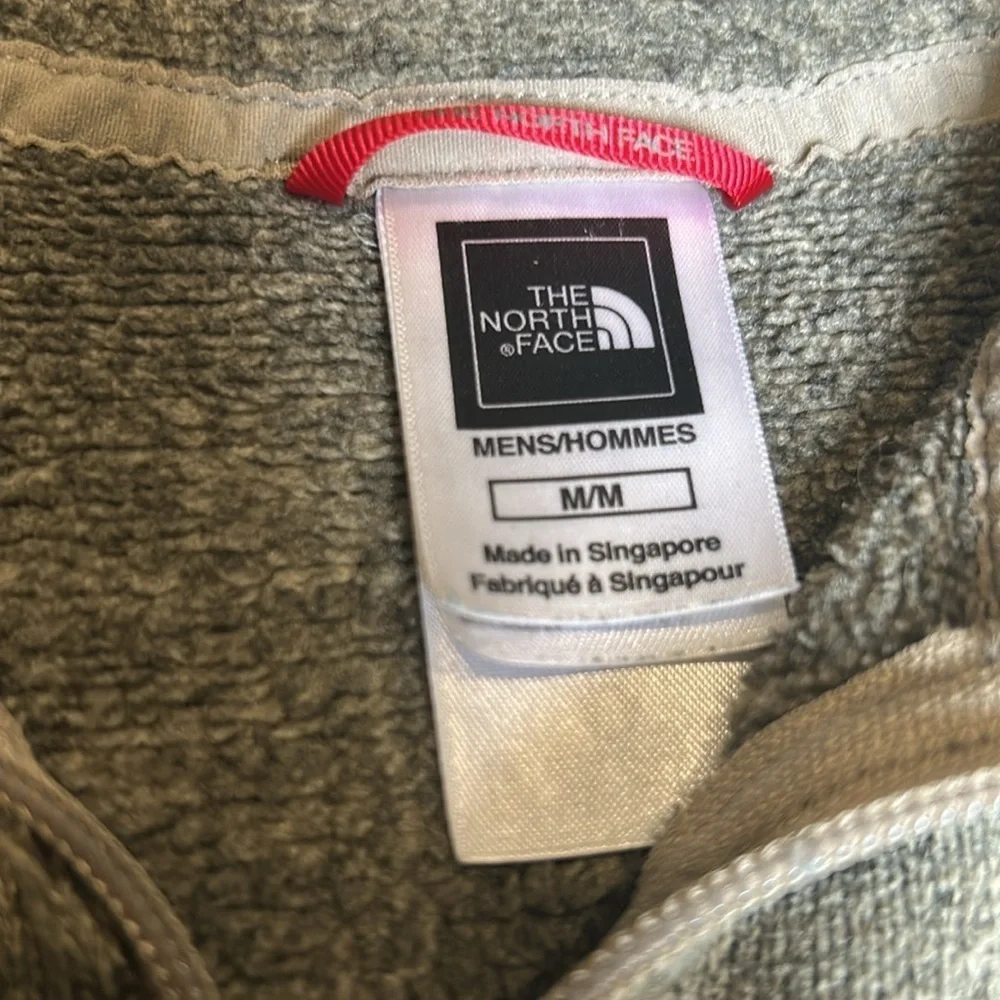 The North Face Fleece High Neck Quarter Zip Pullover Sweater Size M